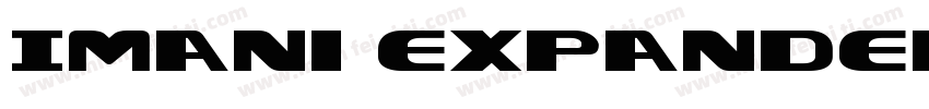 Imani Expanded字体转换